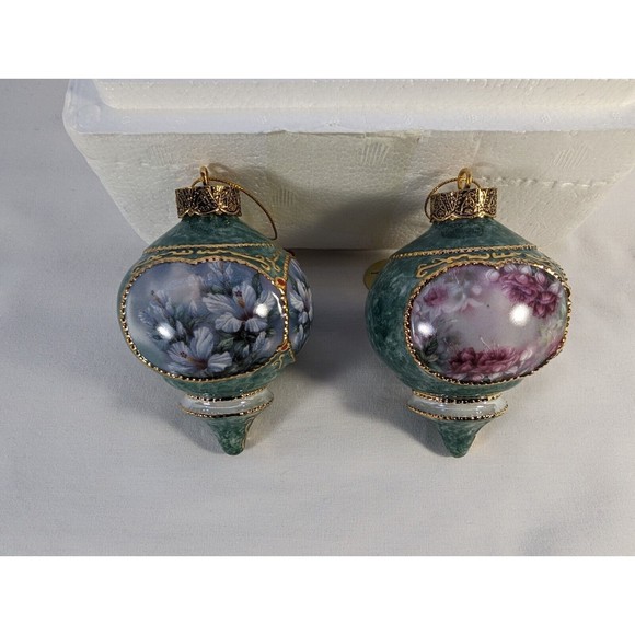 Lena Liu Treasury Of Jeweled Hummingbirds Ornaments Set 1 Bradford Editions 1998 - Picture 7 of 14